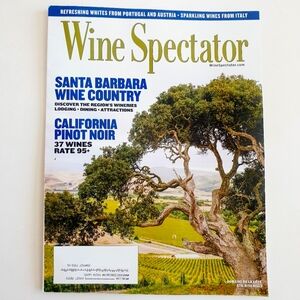 Wine Spectator Magazine September 30, 2024 California Pinot Noir Santa Barbara